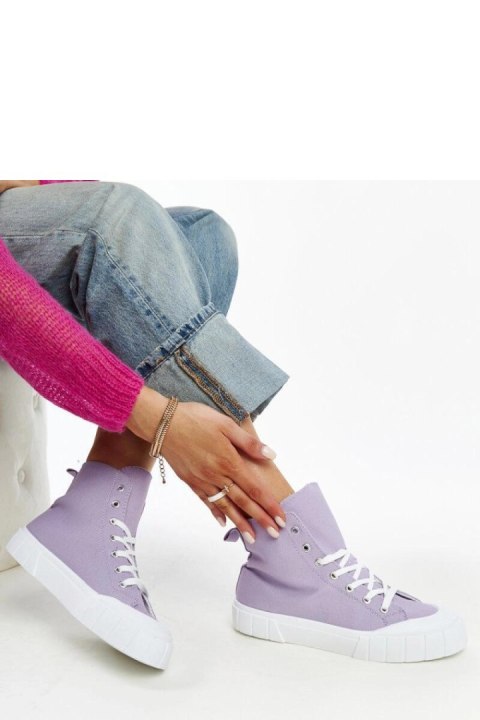 Fioletowe wysokie trampki Vinka - Solea Fioletowe wysokie trampki Vinka - Solea