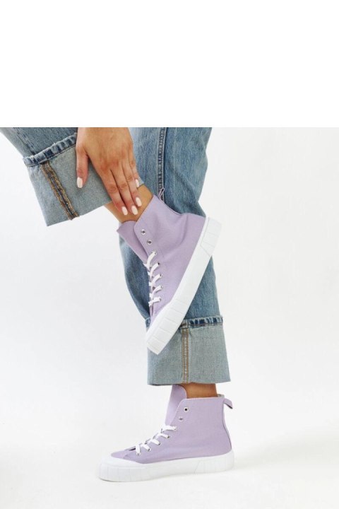 Fioletowe wysokie trampki Vinka - Solea Fioletowe wysokie trampki Vinka - Solea