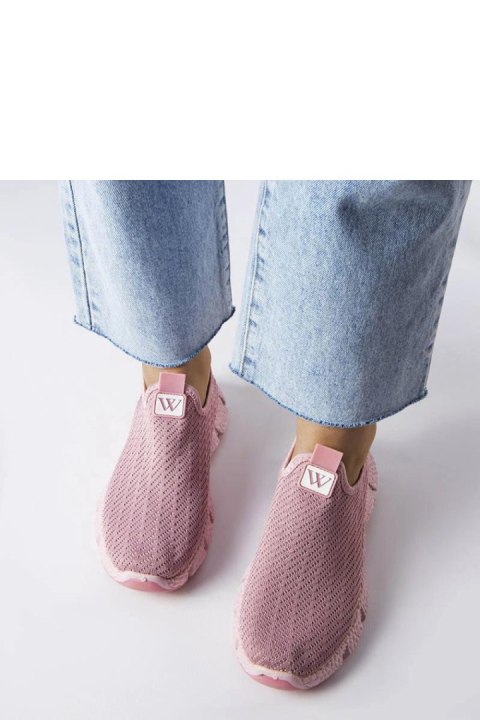 Różowe wsuwane sneakersy Yellville - Solea Różowe wsuwane sneakersy Yellville - Solea