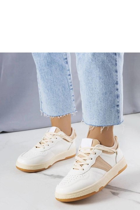 Beżowe damskie sneakersy Marcella - Solea Beżowe damskie sneakersy Marcella - Solea