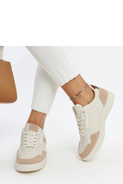 Beżowe sneakersy z brokatem Juwan - Solea Beżowe sneakersy z brokatem Juwan - Solea