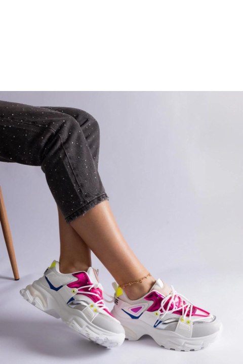 Biało-rózowe sneakersy sportowe Sulamita - Solea Biało-rózowe sneakersy sportowe Sulamita - Solea