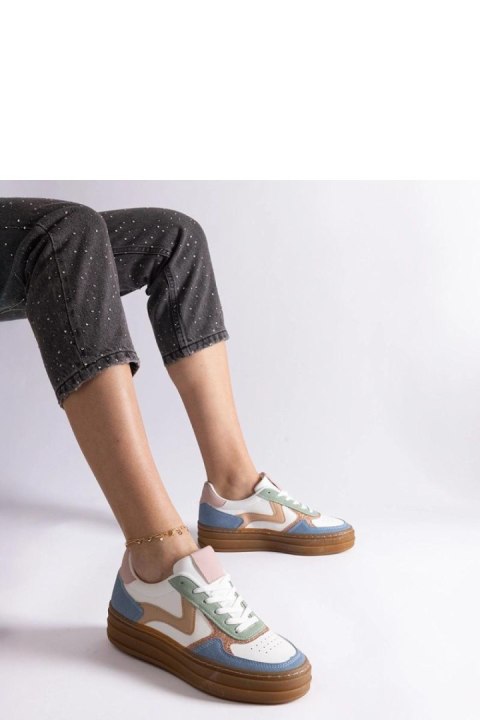 Niebieskie sneakersy na gumowej podeszwie Quica - Solea Niebieskie sneakersy na gumowej podeszwie Quica - Solea