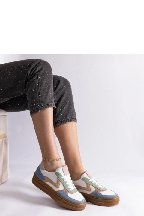 Niebieskie sneakersy na gumowej podeszwie Quica - Solea Niebieskie sneakersy na gumowej podeszwie Quica - Solea
