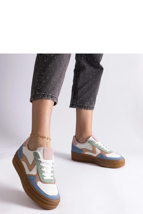 Niebieskie sneakersy na gumowej podeszwie Quica - Solea Niebieskie sneakersy na gumowej podeszwie Quica - Solea