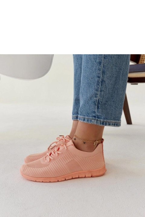 Różowe materiałowe sneakersy Erminio - Solea Różowe materiałowe sneakersy Erminio - Solea