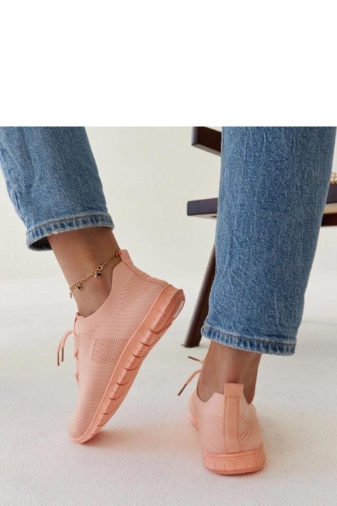 Różowe materiałowe sneakersy Erminio - Solea Różowe materiałowe sneakersy Erminio - Solea