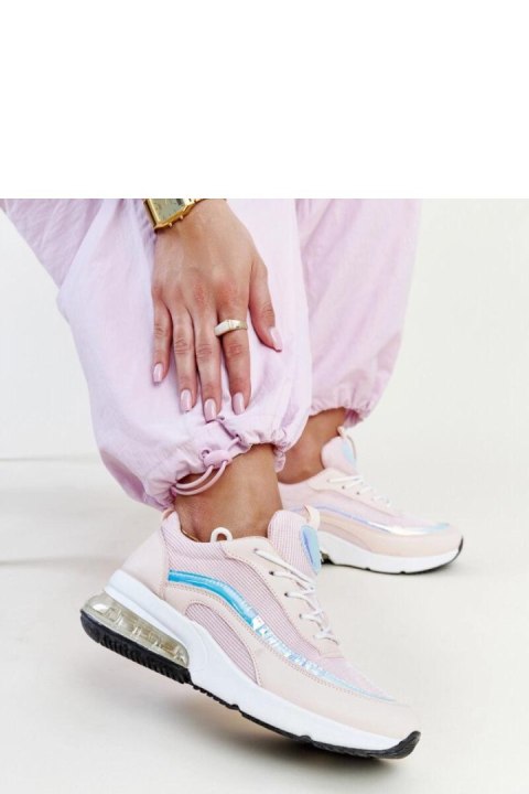 Różowe sneakersy z hologramem Jelka - Solea Różowe sneakersy z hologramem Jelka - Solea