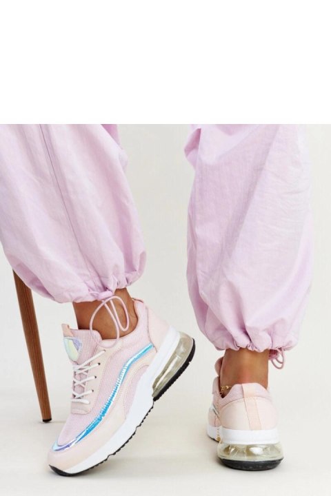 Różowe sneakersy z hologramem Jelka - Solea Różowe sneakersy z hologramem Jelka - Solea