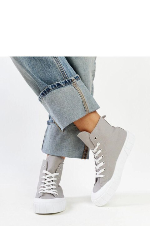 Szare wysokie trampki Vinka - Solea Szare wysokie trampki Vinka - Solea
