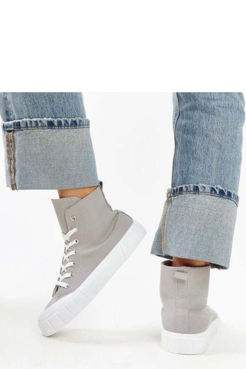 Szare wysokie trampki Vinka - Solea Szare wysokie trampki Vinka - Solea