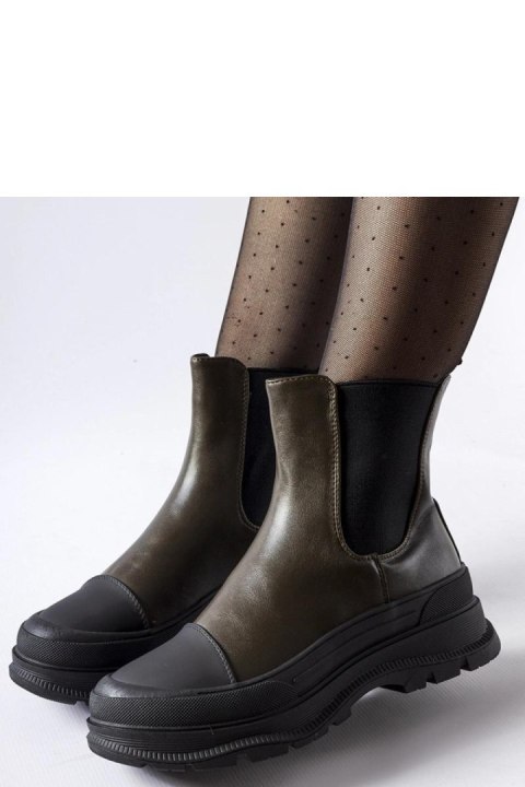 Zielone buty na sportowej podeszwie Ermanno - Solea Zielone buty na sportowej podeszwie Ermanno - Solea