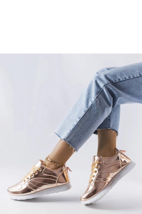 Złote sneakersy Quessy - Solea Złote sneakersy Quessy - Solea