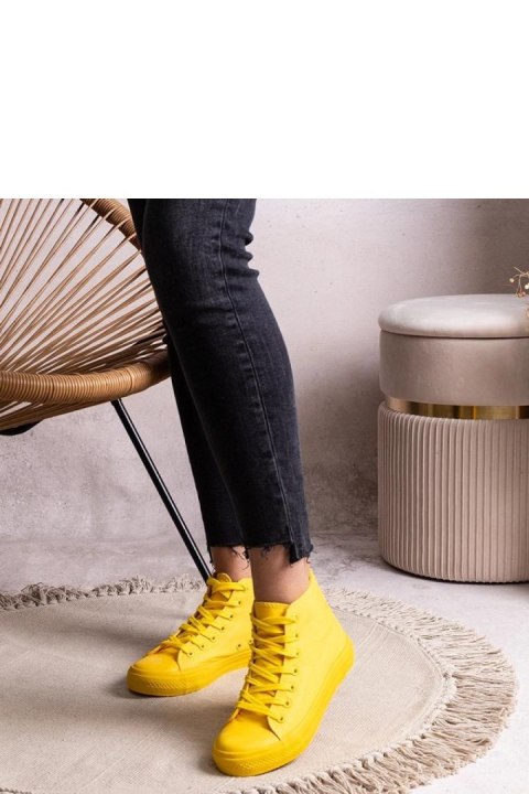 Żółte wysokie trampki Rafife - Solea Żółte wysokie trampki Rafife - Solea