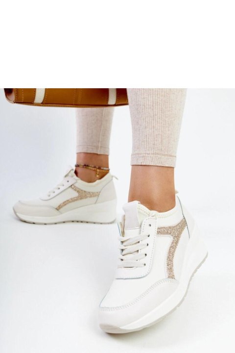 Beżowe sneakersy na koturnie Hermina - Solea Beżowe sneakersy na koturnie Hermina - Solea