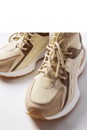 Beżowe sportowe sneakersy materiałowe Begins - Solea