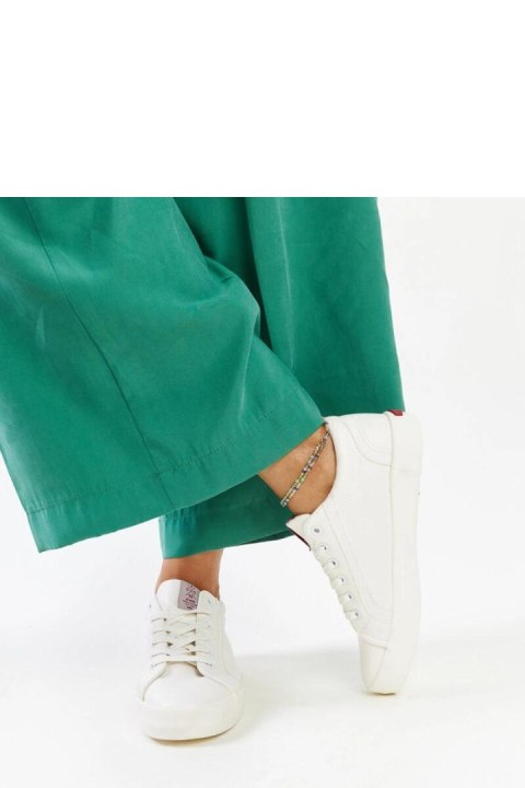 Białe damskie trampki eko skora CROSS JEANS - Solea Białe damskie trampki eko skora CROSS JEANS - Solea