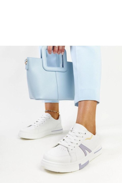 Białe sneakersy z kolorem Zorica - Solea Białe sneakersy z kolorem Zorica - Solea