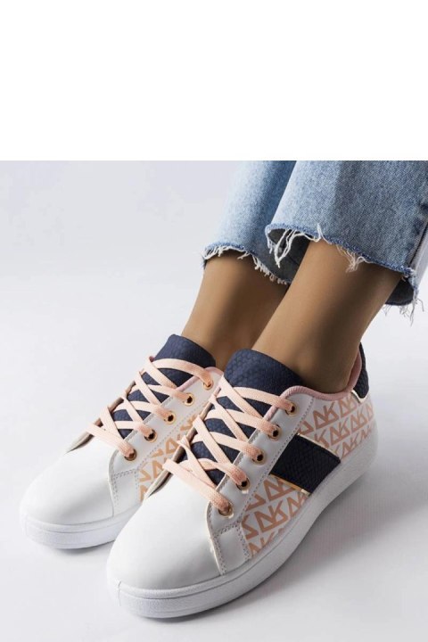 Białe sneakersy z kolorowymi wstawkami Kessla - Solea Białe sneakersy z kolorowymi wstawkami Kessla - Solea