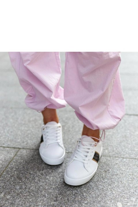 Białe sneakersy z ozdobnym paskiem Grada - Solea Białe sneakersy z ozdobnym paskiem Grada - Solea