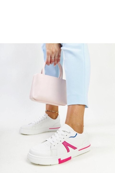 Białe sneakersy z różem Zorica - Solea Białe sneakersy z różem Zorica - Solea