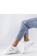 Białe sneakersy zdobione cyrkoniami Xarles - Solea