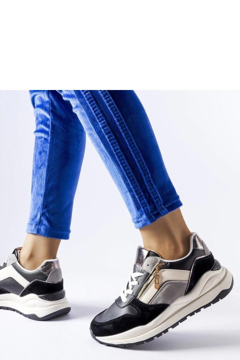 Biało-czarne sneakersy Cecchi - Solea Biało-czarne sneakersy Cecchi - Solea