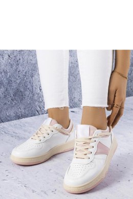 Biało-różowe damskie sneakersy Marcella - Solea