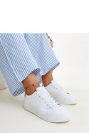Biało-srebrne sneakersy Akila - Solea
