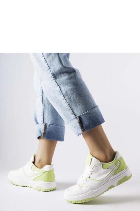 Biało-zielone sneakersy Barrette - Solea Biało-zielone sneakersy Barrette - Solea