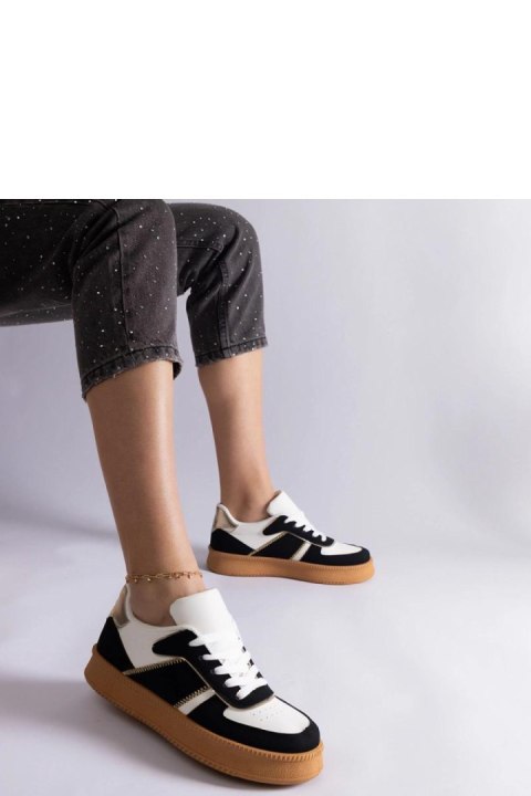Czarne sneakersy sznurowane na platformie Felicita - Solea Czarne sneakersy sznurowane na platformie Felicita - Solea