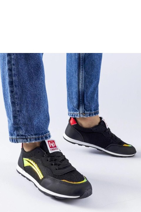 Czarne sportowe sneakersy Caviour - Solea Czarne sportowe sneakersy Caviour - Solea