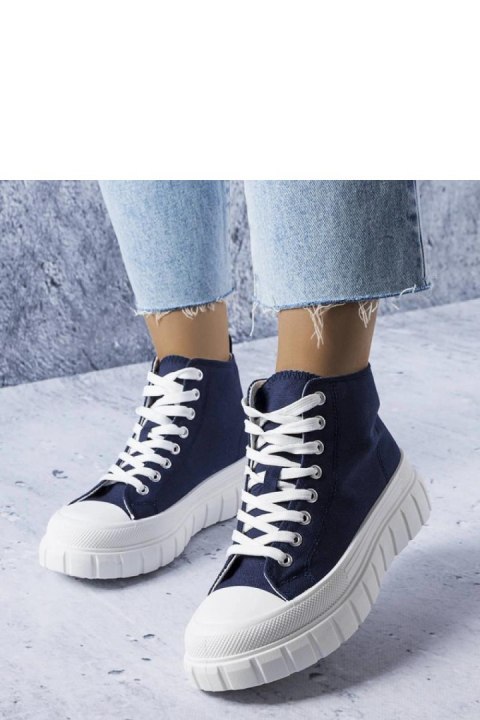Granatowe trampki za kostkę Couet - Solea Granatowe trampki za kostkę Couet - Solea