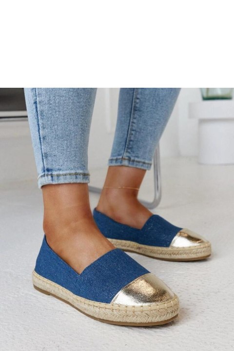 Niebiesko-złote błyszczące espadryle Surana - Solea Niebiesko-złote błyszczące espadryle Surana - Solea