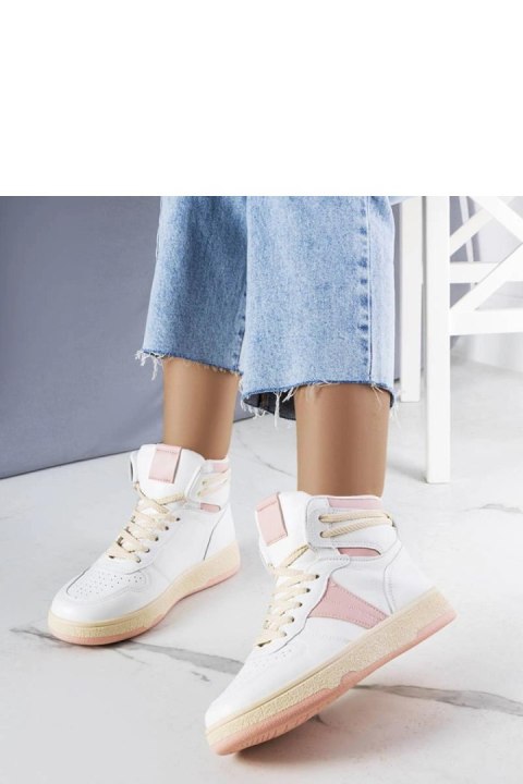 Różowe sneakersy za kostkę Robin - Solea