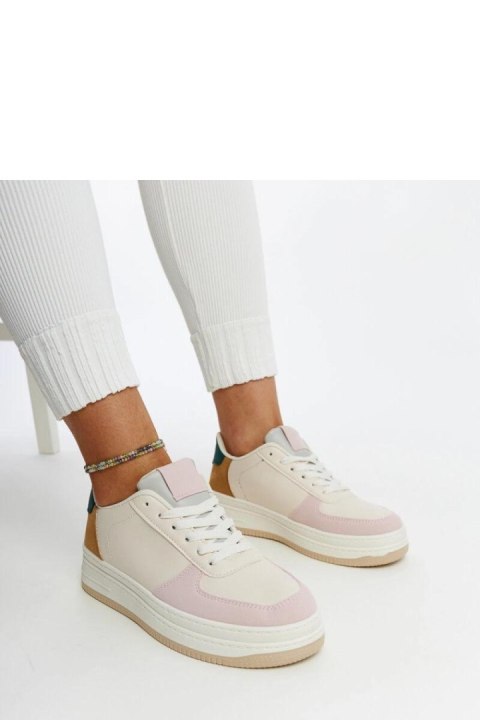 Sneakersy na platformie Cvita pastelowe - Solea Sneakersy na platformie Cvita pastelowe - Solea