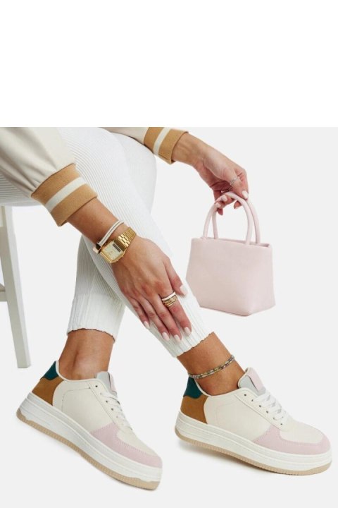 Sneakersy na platformie Cvita pastelowe - Solea Sneakersy na platformie Cvita pastelowe - Solea
