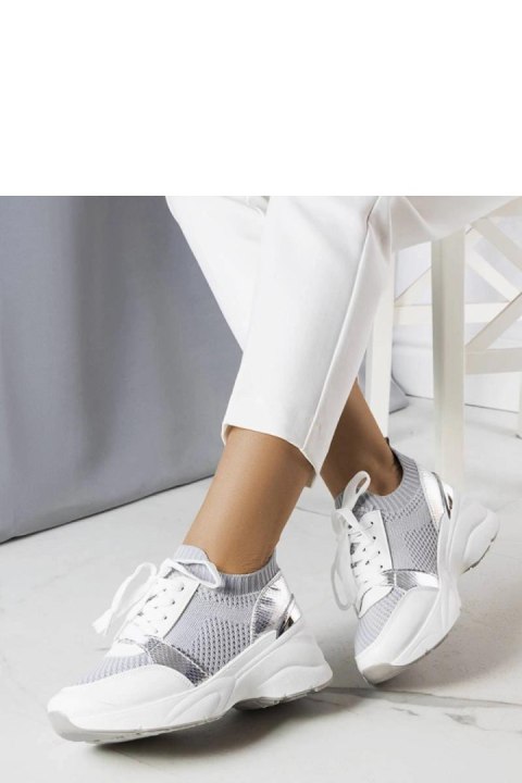 Szare sneakersy na koturnie Ann - Solea Szare sneakersy na koturnie Ann - Solea