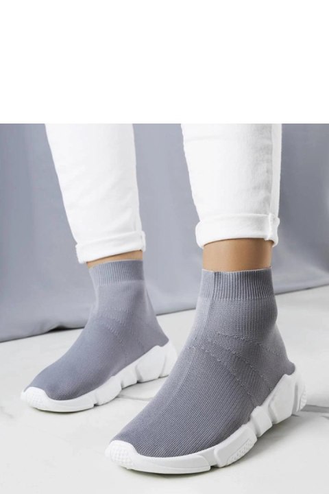 Szare wysokie sneakersy William - Solea Szare wysokie sneakersy William - Solea