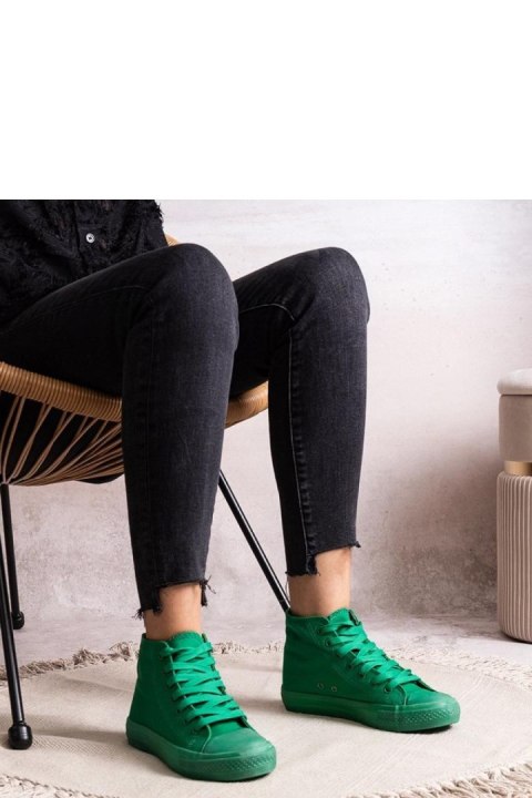 Zielone wysokie trampki Rafife - Solea Zielone wysokie trampki Rafife - Solea