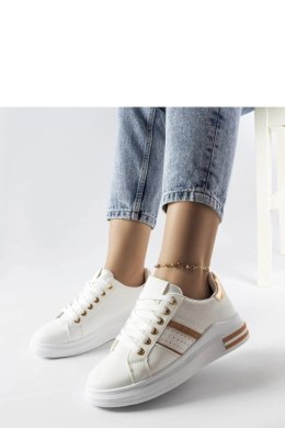 Białe sneakersy na platformie Lanoie - Solea
