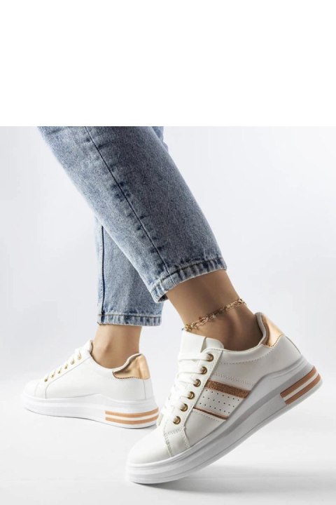 Białe sneakersy na platformie Lanoie - Solea Białe sneakersy na platformie Lanoie - Solea