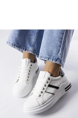 Białe sneakersy na platformie Lanoie - Solea