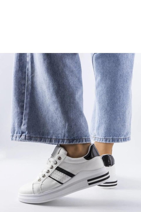 Białe sneakersy na platformie Lanoie - Solea Białe sneakersy na platformie Lanoie - Solea