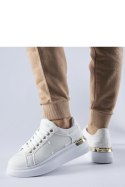 Białe sneakersy na platformie Ossona - Solea
