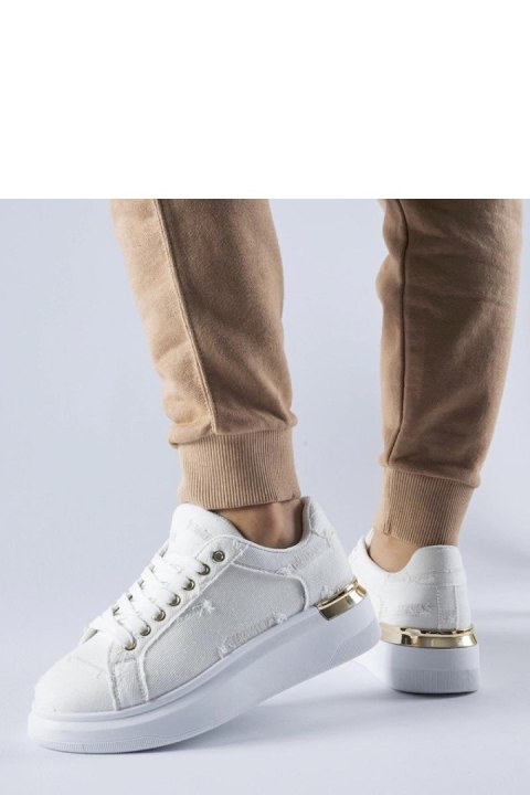 Białe sneakersy na platformie Ossona - Solea Białe sneakersy na platformie Ossona - Solea