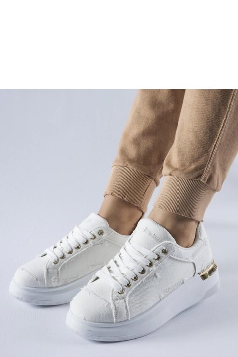 Białe sneakersy na platformie Ossona - Solea Białe sneakersy na platformie Ossona - Solea