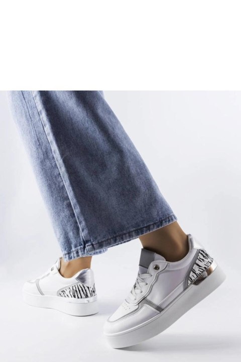 Białe sneakersy na platformie Tooele - Solea Białe sneakersy na platformie Tooele - Solea