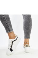 Biało-czarne sneakersy na platformie Amala - Solea