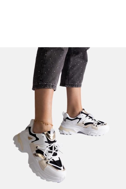 Biało-czarne sneakersy sportowe Sulamita - Solea Biało-czarne sneakersy sportowe Sulamita - Solea